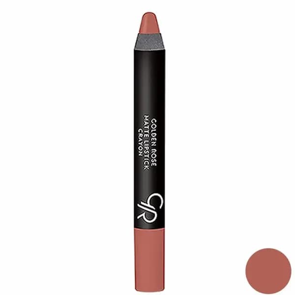 رژ لب مدادی مات گلدن رز Golden rose مدل Crayon شماره 14 — تصویر ۲