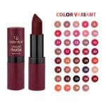 رژ لب جامد مات و مخملی گلدن رز Golden Rose مدل GR Velvet Matte Lipstick شماره 5 — تصویر ۴
