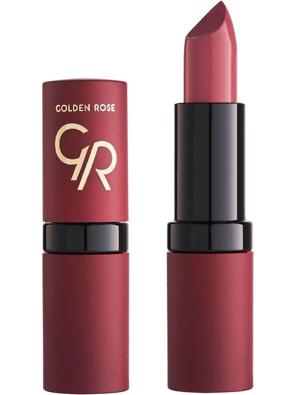 رژ لب جامد مات و مخملی گلدن رز Golden Rose مدل GR Velvet Matte Lipstick شماره 20 — تصویر ۵