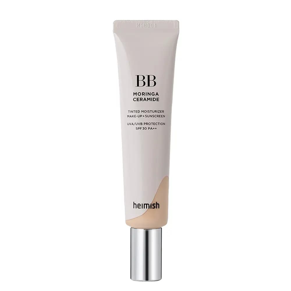 ب ب کرم مرطوب کننده هیمیش Heimish مدل Moringa Ceramide رنگ 21 Light Beige حجم 30 میل — تصویر ۱۱
