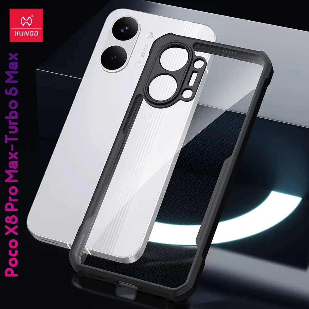 کریستال شیلد شفاف Poco X8 Pro Max مارک XUNDD سری Beatle — تصویر ۶