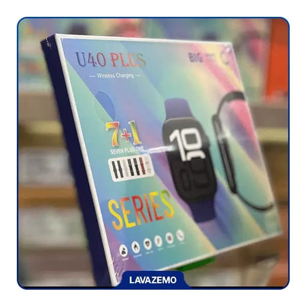 ساعت هوشمند U40 Plus همراه با ۷ بند متنوع — تصویر ۳