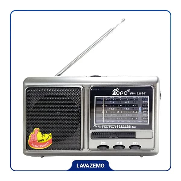رادیو اسپیکر ایپی مدل EP-1525BT بلوتوث دار با چراغ قوه — تصویر ۷