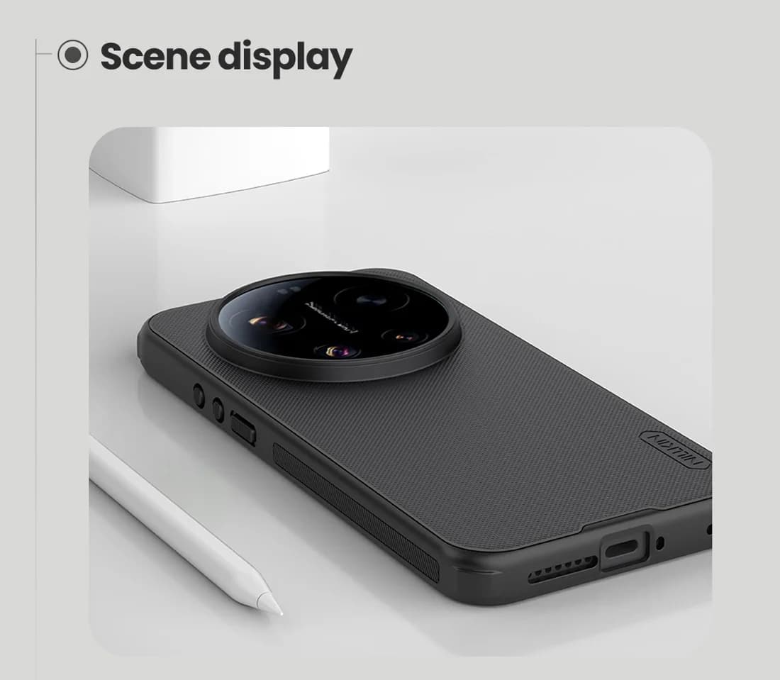 قاب ضدضربه مگنتی Xiaomi 17 Ultra مارک نیلکین مدل Super Frosted Shield Pro Magnetic — تصویر ۵