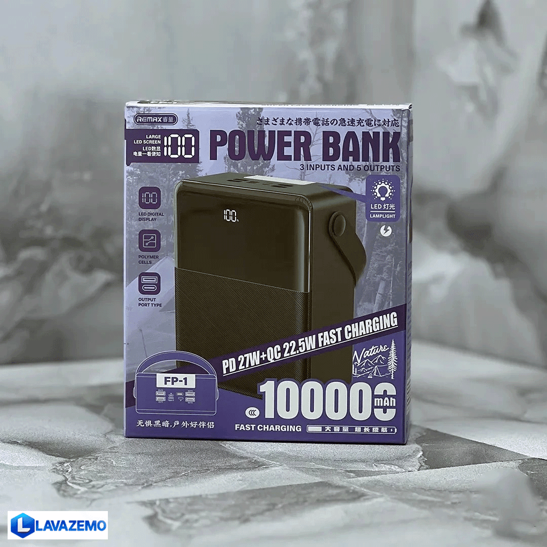 پاوربانک 100000 میلی‌آمپر Remax FP-1 — تصویر ۱۱