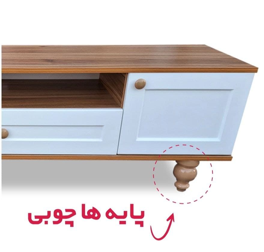 میز تلویزیون مدل نئوکلاسیک ۱۴۰ سانتی — تصویر ۵