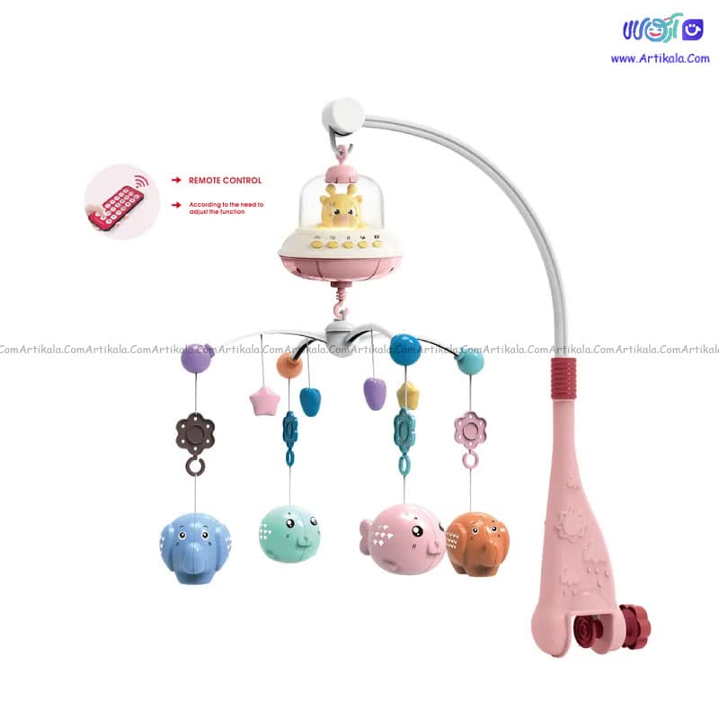 آویز تخت حیوانات موزیکال کنترلی Youbeien — تصویر ۵