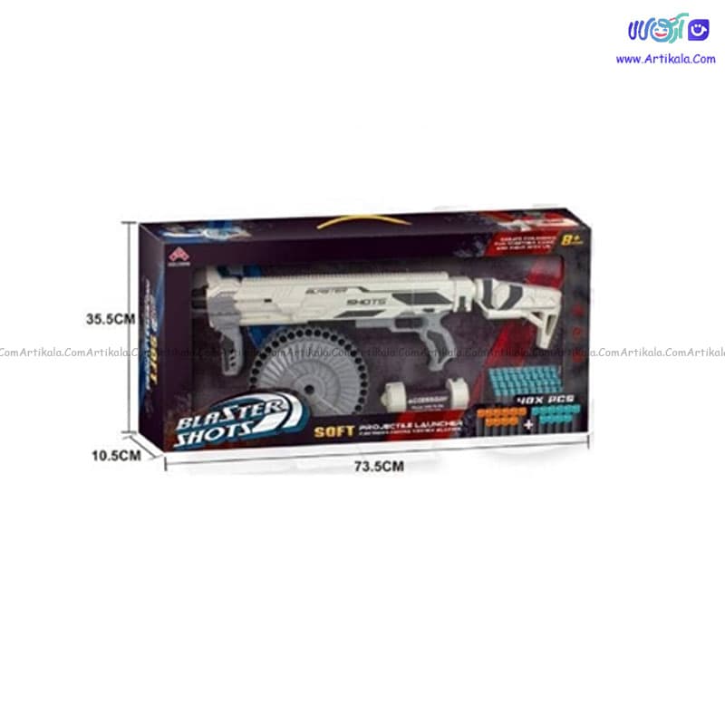 تفنگ اسباب بازی برقی مدل Blaster Shots — تصویر ۳