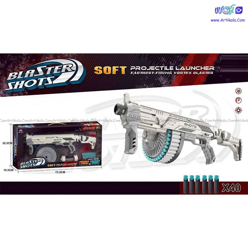 تفنگ اسباب بازی برقی مدل Blaster Shots — تصویر ۵