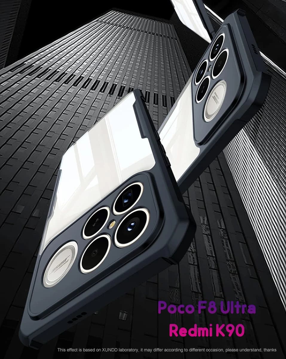 کریستال شیلد شفاف Redmi K90 Pro Max مارک XUNDD سری Beatle — تصویر ۵