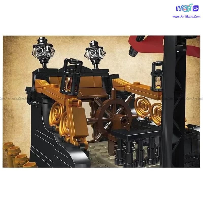 لگو کشتی جک گنجشکی 3139 قطعه مدل mould king 13109 — تصویر ۶