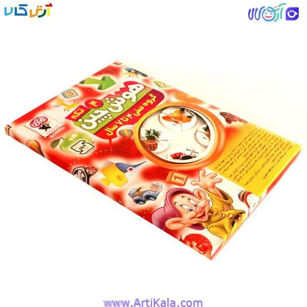 هوش چین 4 تکه زاغک 4 تا 7 سال مدل میوه ها — تصویر ۲