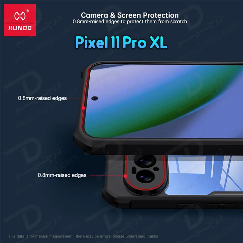 کریستال شیلد شفاف Google Pixel 11 Pro XL مارک XUNDD سری Beatle — تصویر ۳