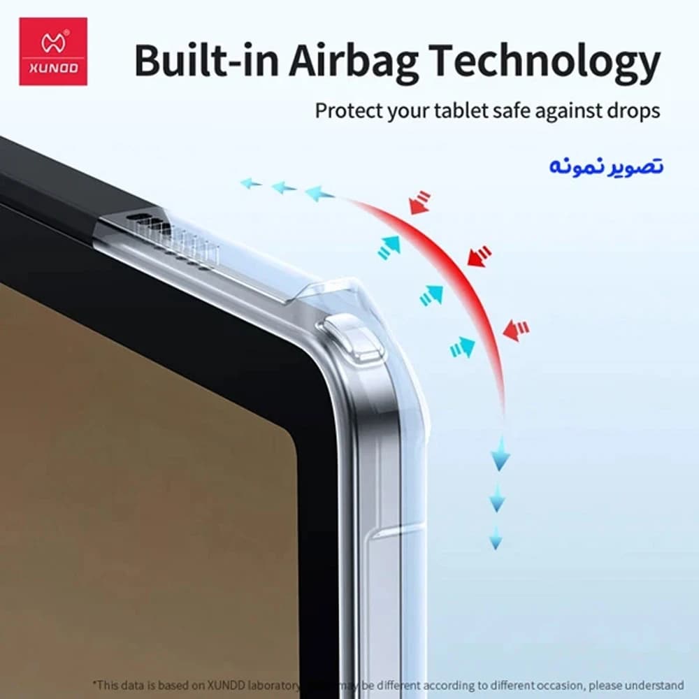 کریستال شیلد شفاف پایه دار تبلت Galaxy Tab A11 Plus ( 11 ) مارک XUNDD سری Beatle — تصویر ۷