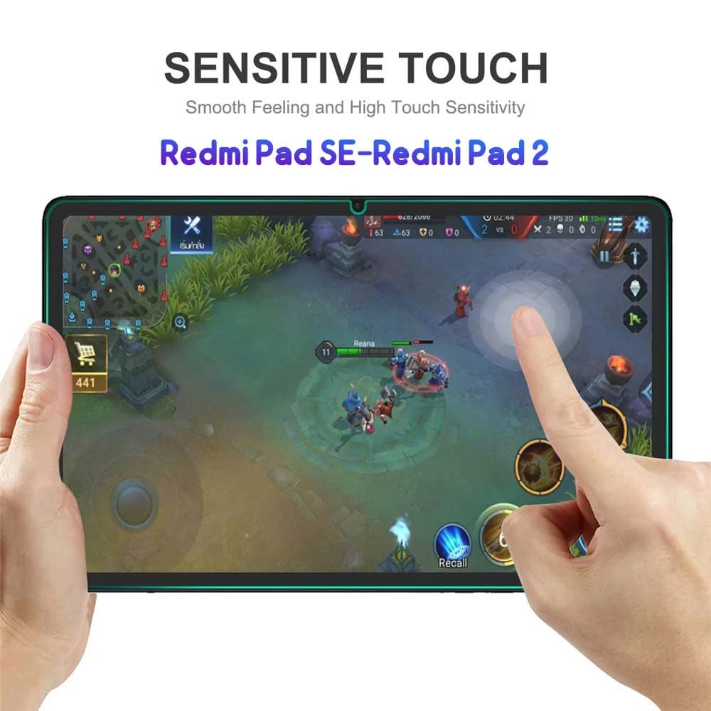 گلس شیشه ای شفاف تبلت ( Redmi Pad SE ( 11 مارک KUSA — تصویر ۷