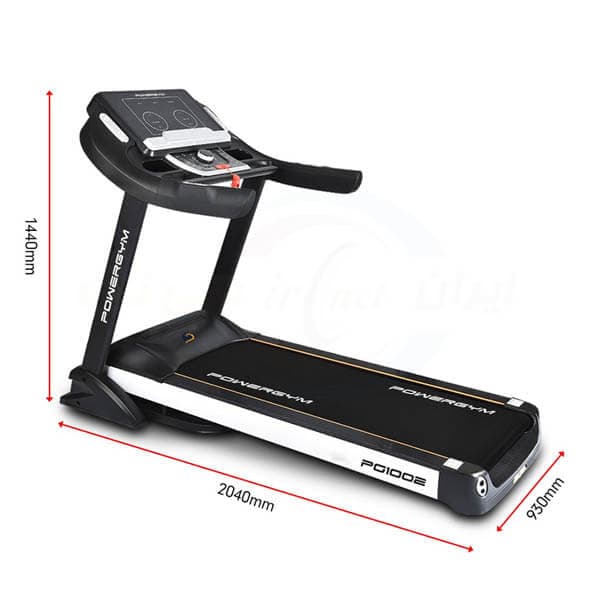 تردمیل باشگاهی پاورجیم مدل POWERGYM PG1002 — تصویر ۵