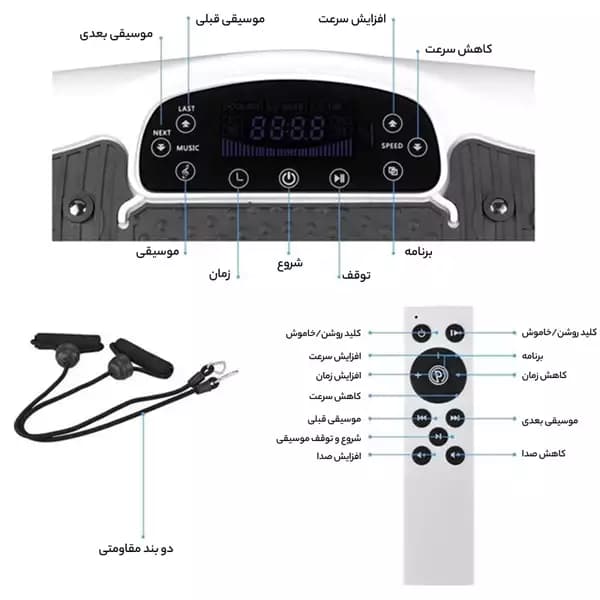 استپر ویبراتور لاغری لیرکن مدل Leercon XB-005 — تصویر ۸