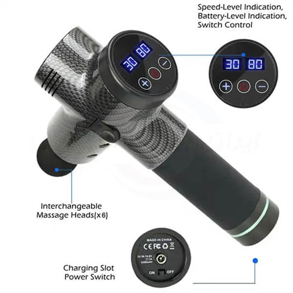 ماساژور تفنگی لیرکن مدل Leercon LEK G08 — تصویر ۶