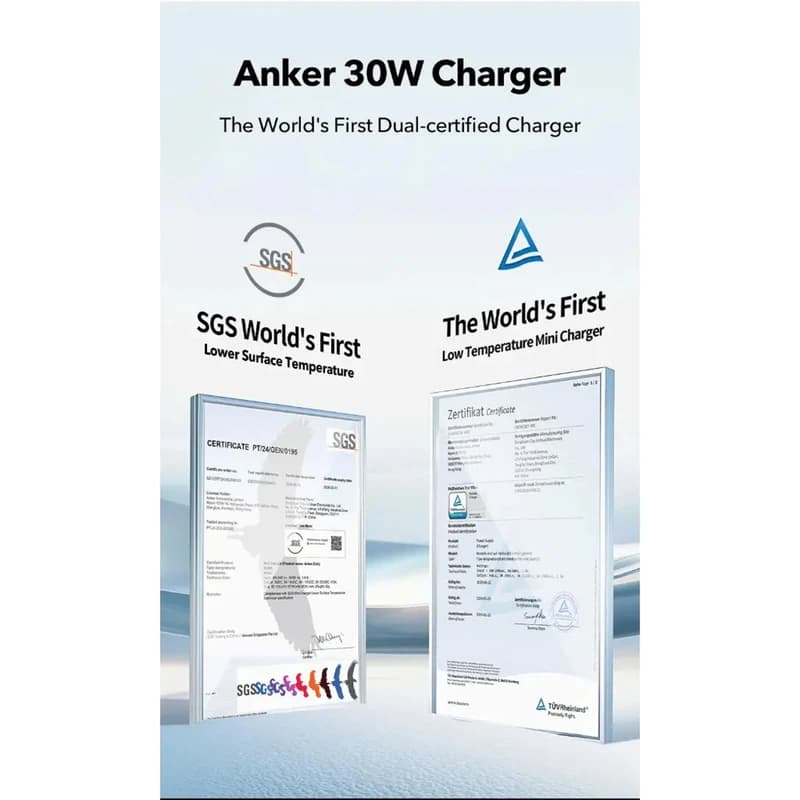 شارژر دیواری 30 وات انکر مدل ANKER A2698 — تصویر ۲