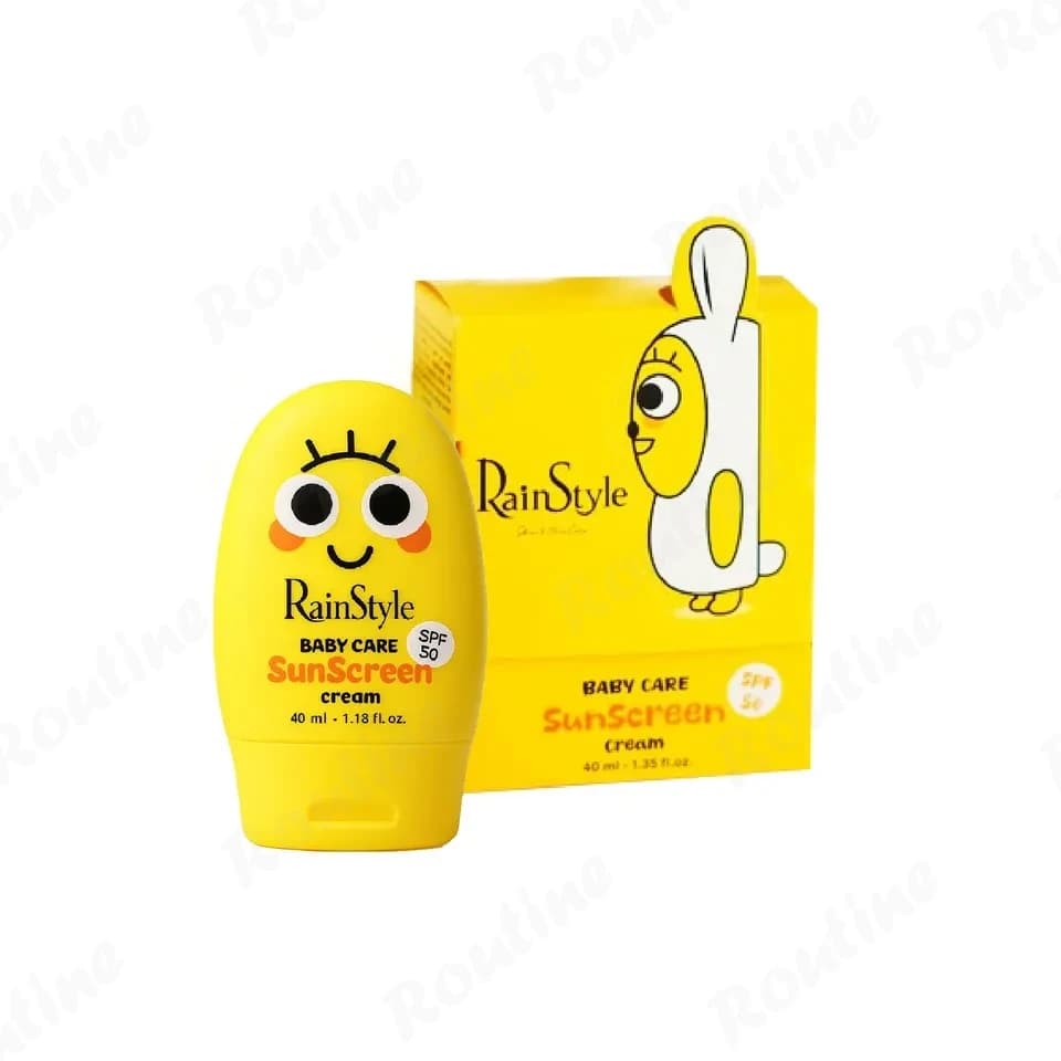 کرم ضد آفتاب بی رنگ کودکان مدل بیبی کر (Baby Care) با SPF50 رین استایل 40 میلی لیتر — تصویر ۵