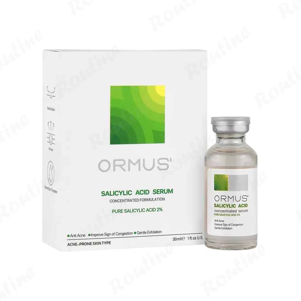 سرم ضد جوش سالیسیلیک اسید 2 درصد (Salicylic Acid 2%) مناسب پوست چرب اورموس 30 میلی لیتر — تصویر ۳