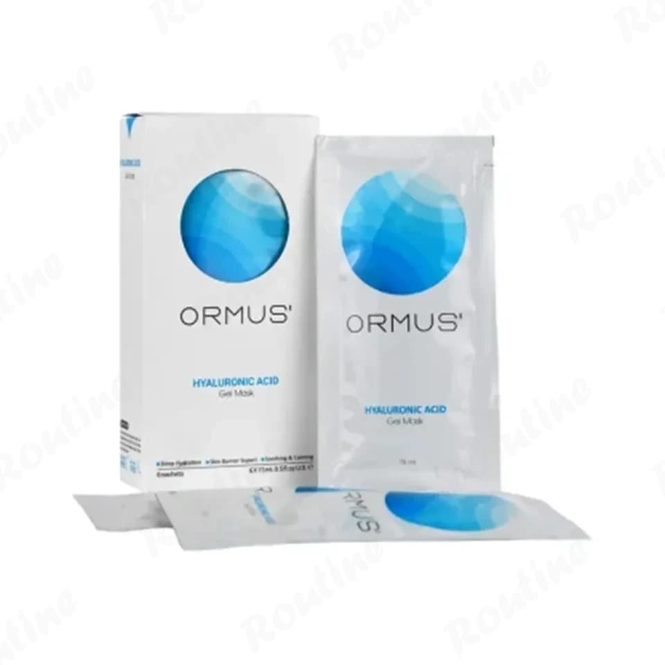 ژل ماسک صورت آبرسان هیالورونیک اسید (Hyaluronic Acid) اورموس بسته 6 عددی — تصویر ۳