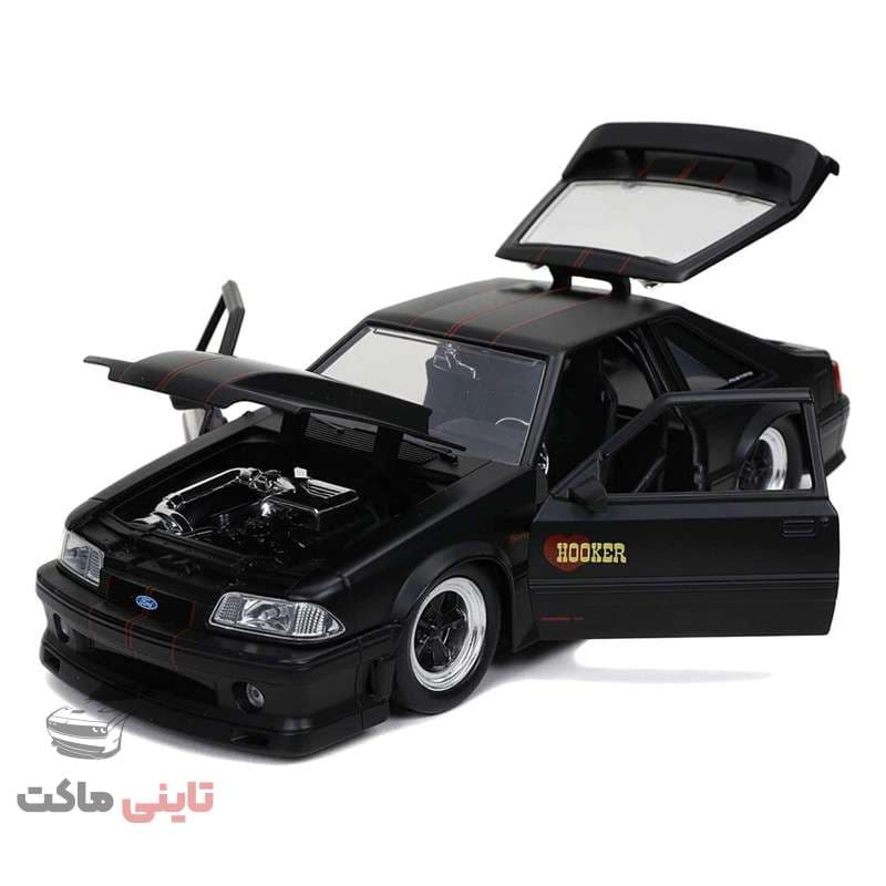 ماکت ماشین فورد موستانگ (Ford Mustang GT 1986) برند Jada — تصویر ۸