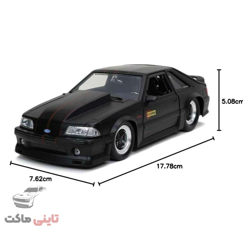 ماکت ماشین فورد موستانگ (Ford Mustang GT 1986) برند Jada — تصویر ۱۰