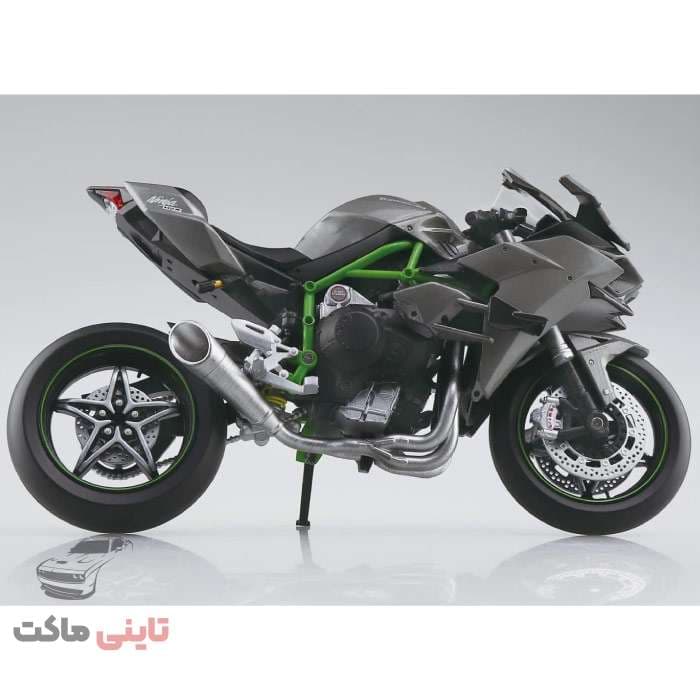 ماکت موتور Kawasaki Ninja H2R برند Aoshima — تصویر ۳