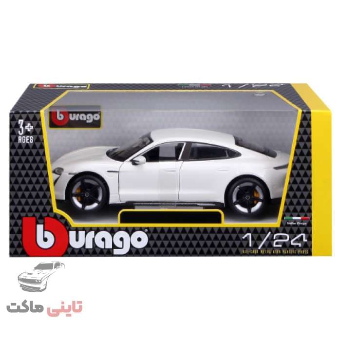ماکت ماشین پورشه تایکان (Porsche Taycan) برند Bburago — تصویر ۱۱