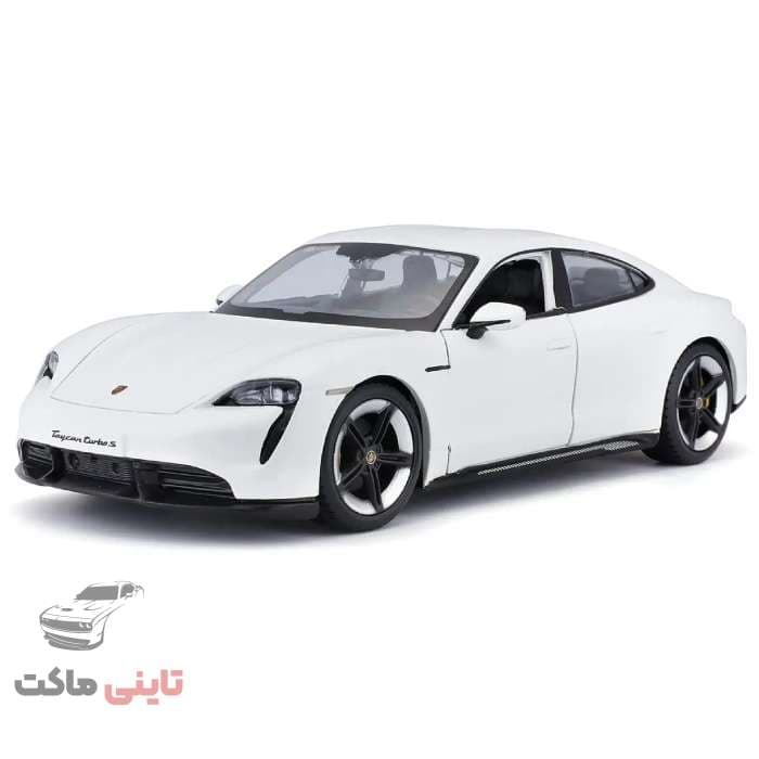 ماکت ماشین پورشه تایکان (Porsche Taycan) برند Bburago