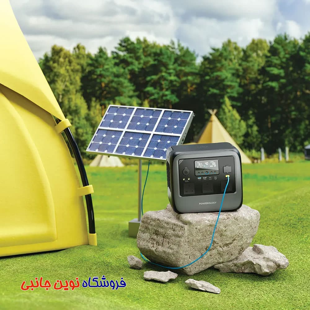 پاور استیشن پاورولوژی مدل PWGC1200GY ظرفیت 1200 وات ا Powerology Pater III Portable Power Station 1200W (تک / عمده ) — تصویر ۶