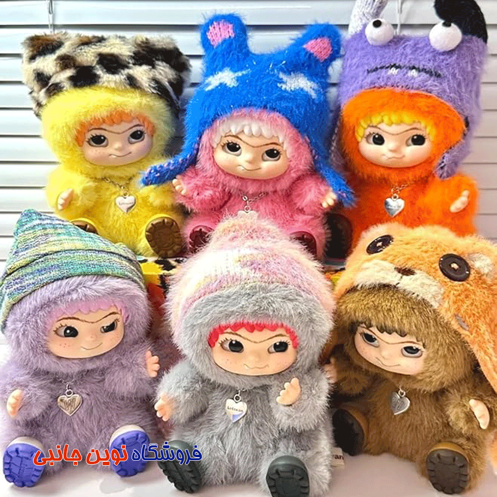 عروسک لبوبو واکوکو سوپرایزی شانسی Genuine wakuku Fuzzy Trendy Fun Party Series Blind | Fuzzy Trendy (تک / عمده) — تصویر ۳