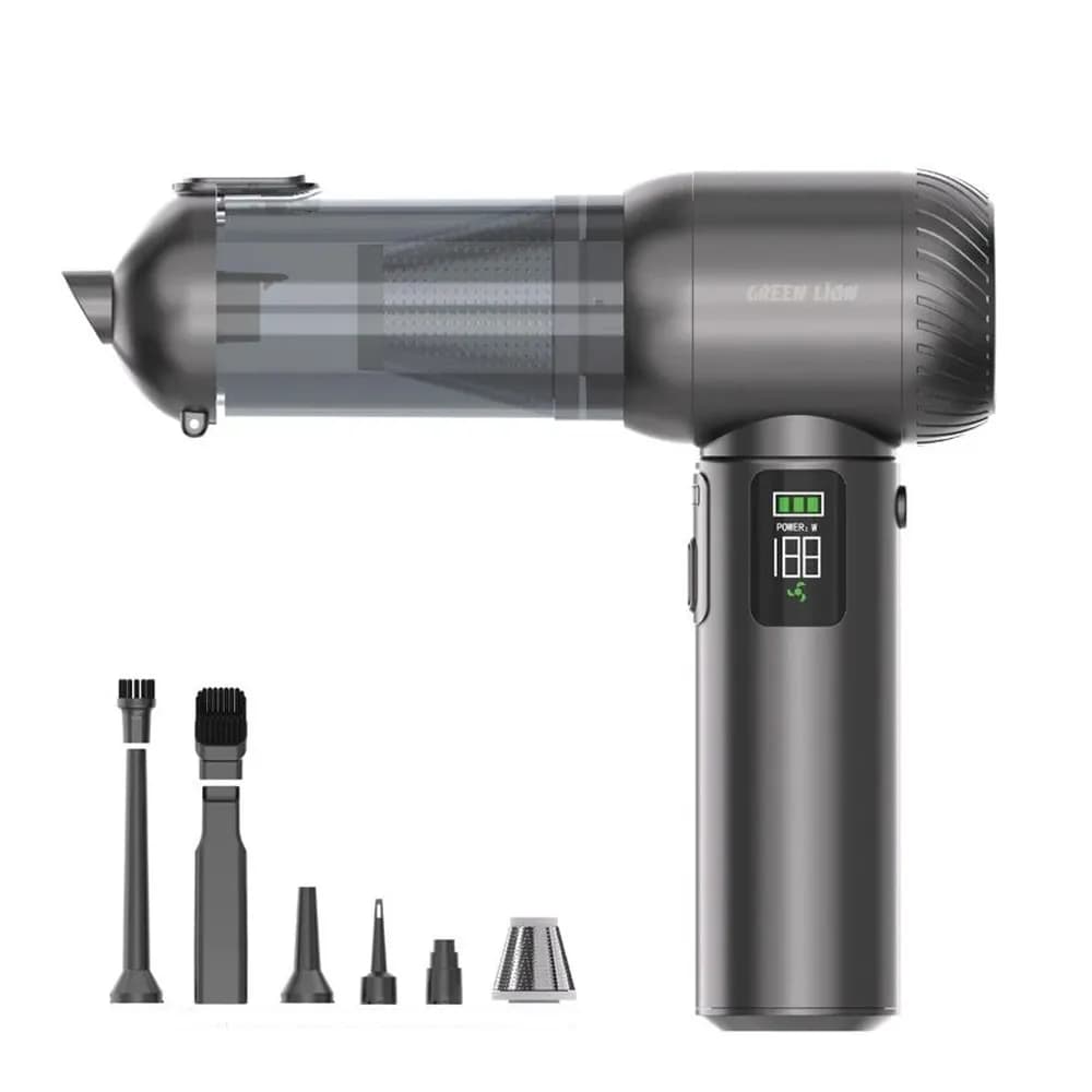 جت فن جارو شارژی حرفه ای گرین لاین مدل GB-286X ا Green Lion Multi-Force – Vacuum, Air Blower, Air Duster (تک / عمده) — تصویر ۹