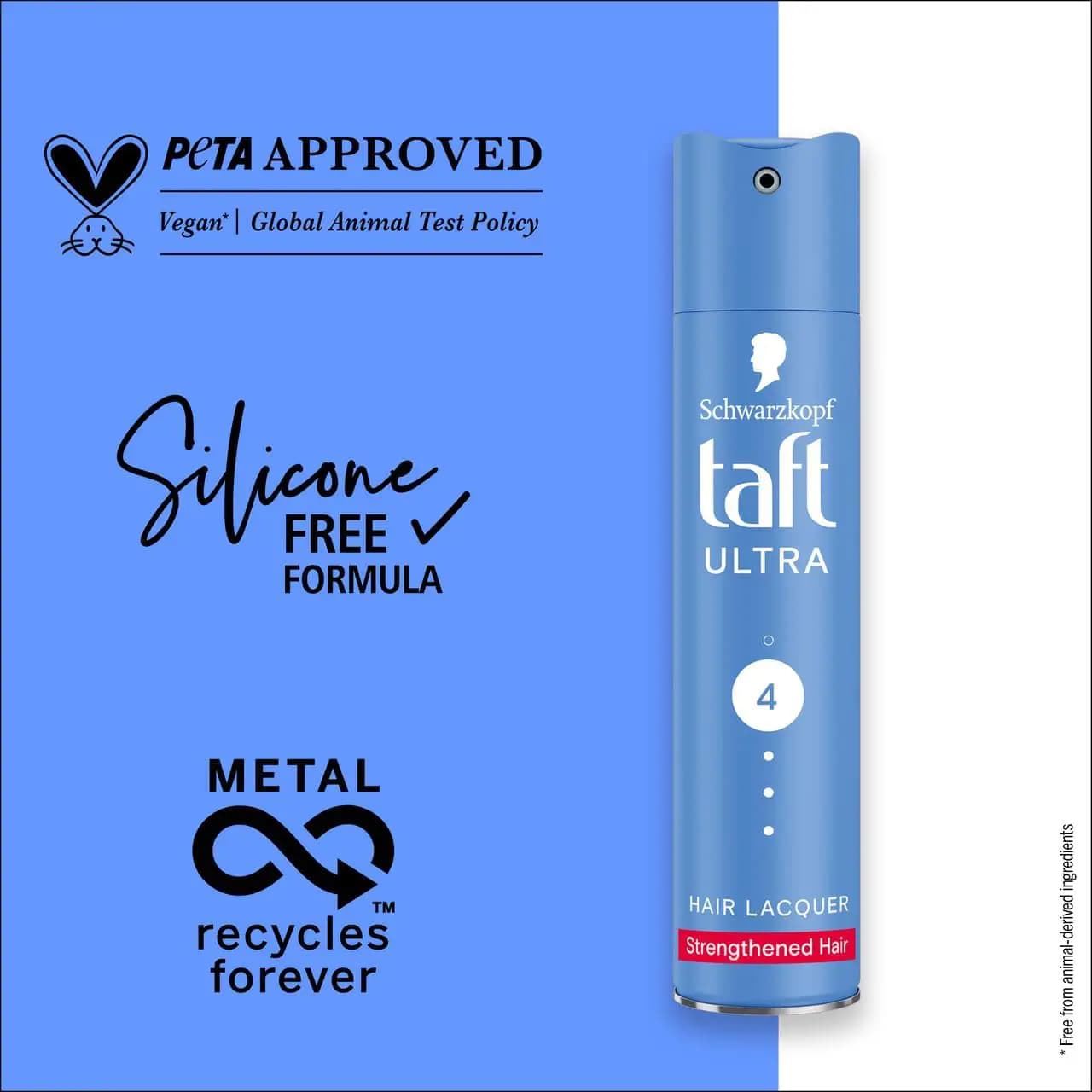 اسپری مو نگهدارنده تافت مدل Ultra Hair Lacquer Hold 4 با حجم۲۵۰ میل — تصویر ۱۱
