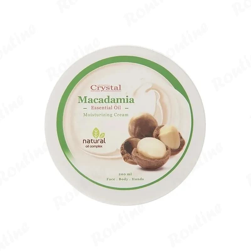 کرم مرطوب کننده حاوی روغن ماکادمیا کریستال 200 میلی‌لیتر — تصویر ۳