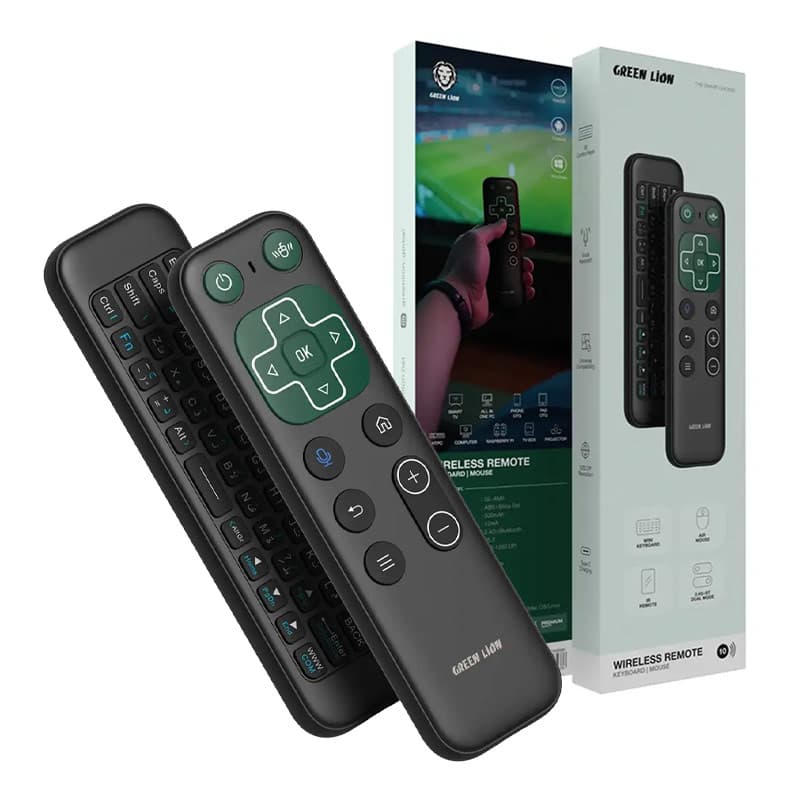 ریموت کنترل و کیبورد گرین لاین GL-AM5 ا Green Lion Wireless Remote with Keyboard and Mouse (تک / عمده) — تصویر ۵