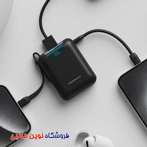پاوربانک 20000 میلی آمپر پاورولوژی مدل PPBM102BK ا Powerology York 20000mAh Power Bank (تک/عمده) — تصویر ۱۰