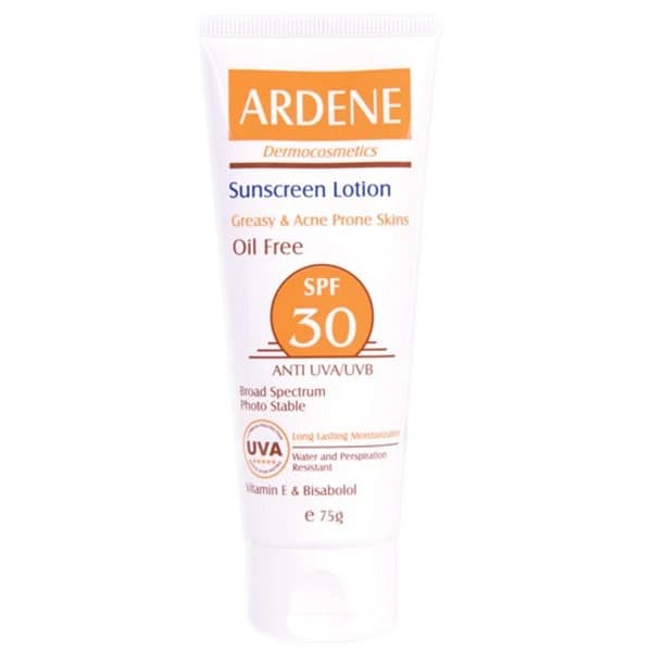 لوسیون ضد آفتاب فاقد چربی SPF30 آردن ۷۵میل