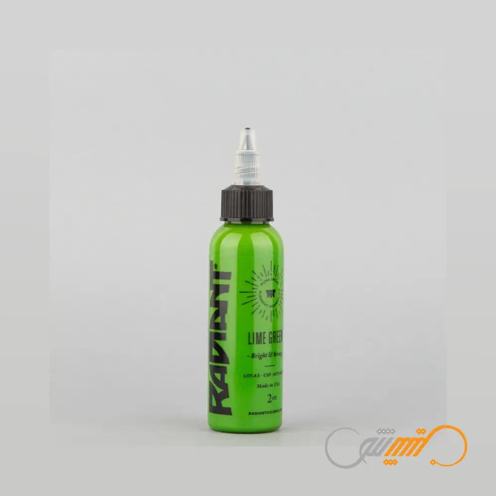 رنگ تتو رادیانت Radiant Lime Green — تصویر ۳