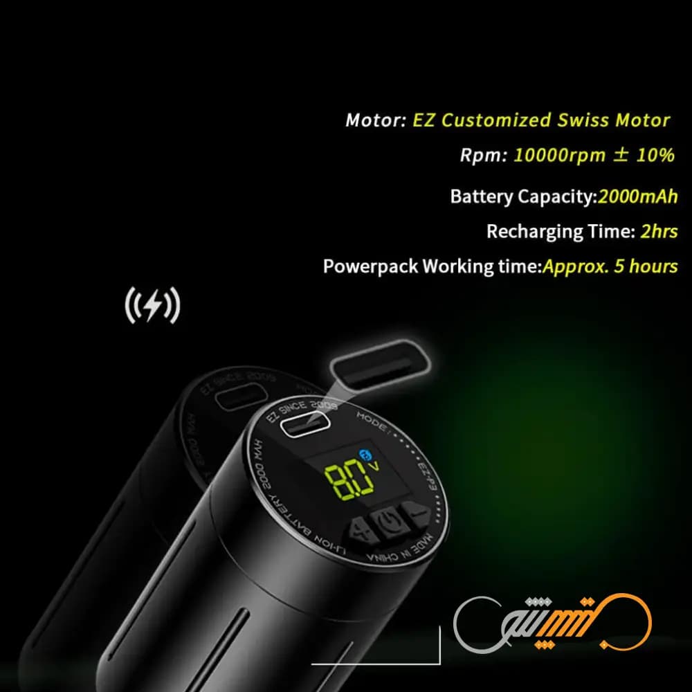 دستگاه تتو وایرلس ای زد EZ P3 Wireless — تصویر ۸