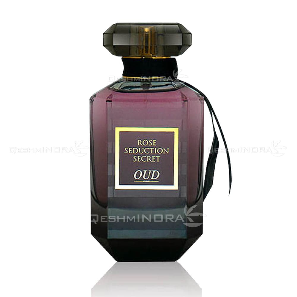 ادکلن رز سداکشن سکرت عود فرگرانس ورد Rose Seduction Secret Oud Fragrance World (ویکتوریا سکرت بامب شل عود Victoria Secret Bombshell Oud) — تصویر ۲