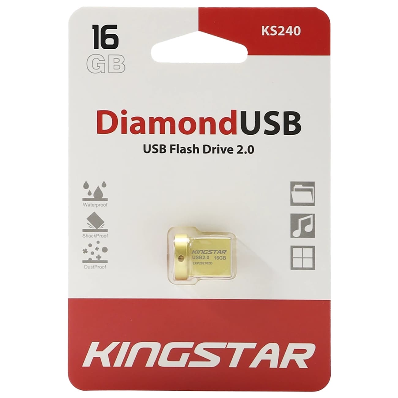 فلش مموری کینگ استار Kingstar مدل KS240 ظرفیت 16 گیگابایت — تصویر ۵