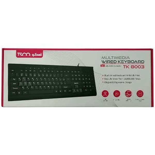 کیبورد باسیم تسکو مدل TK 8003 — تصویر ۱۲