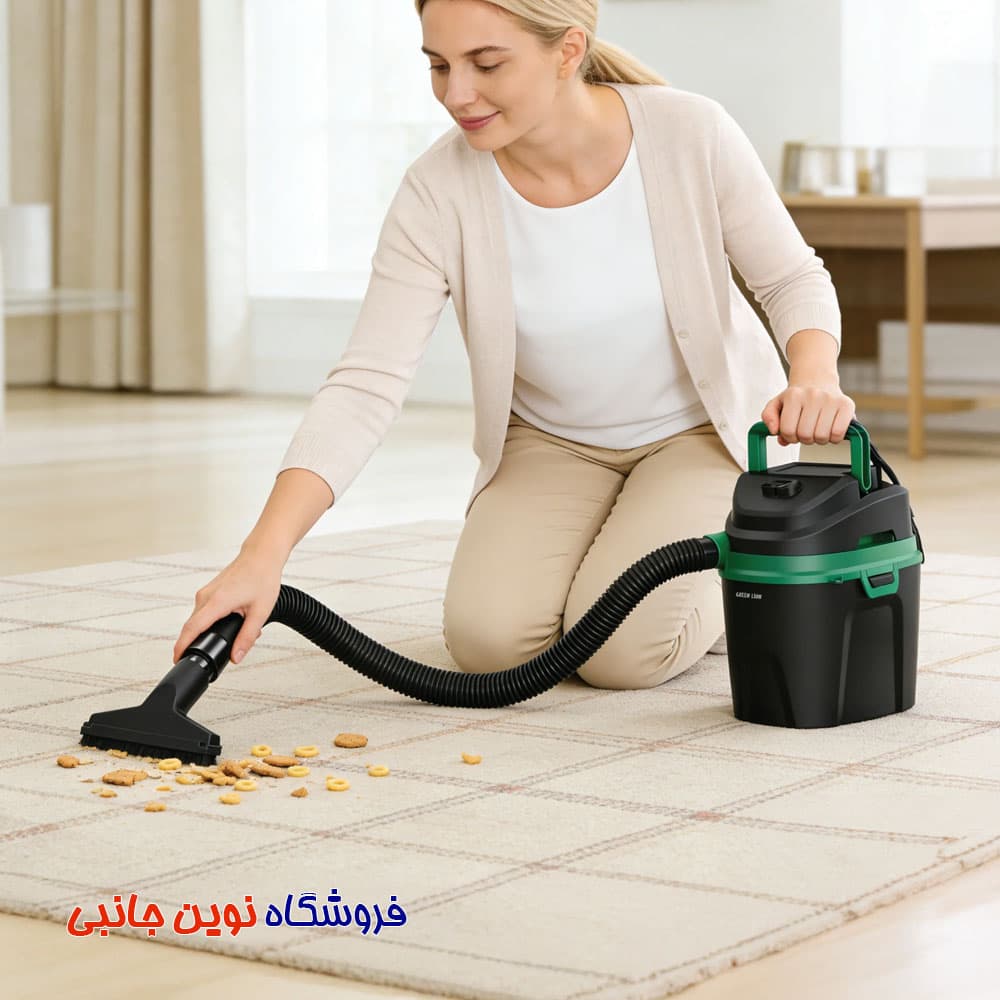 جاروبرقی دوکاره آب و خاک گرین لاین مدل GN2IN1VCMCWH ا Green Lion FORCE VACUUM 6L Wet, Dry, Blower 20000 RPM 600W (تک / عمده) — تصویر ۶