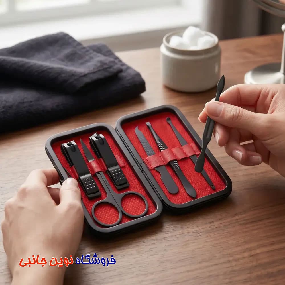 ست مانیکور 7 در 1 گرین لاین مدل GN7IN1MANBK ا Green Lion 7-In-1 Manicure Set (تک / عمده) — تصویر ۲