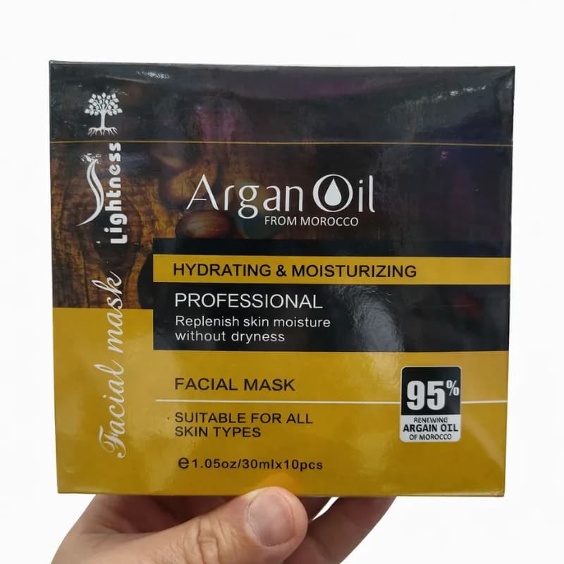 ماسک ورقه ای آرگان لایتنس Oil Lightness — تصویر ۹