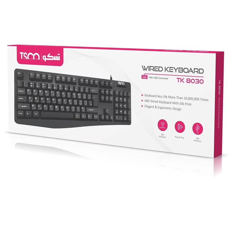 کیبورد باسیم تسکو مدل TK 8030 — تصویر ۷