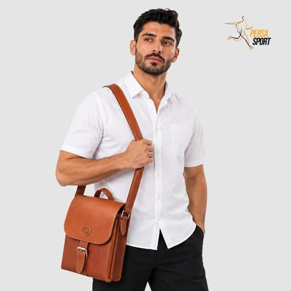 کیف کراس بادی چرمی پرسا اسپرت — تصویر ۶