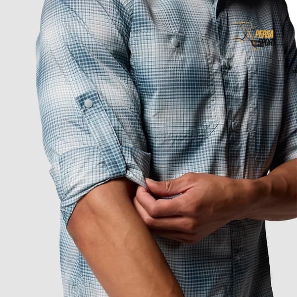 پیراهن آستین بلند مردانه کلمبیا Silver Ridge Utility Lite Plaid — تصویر ۴